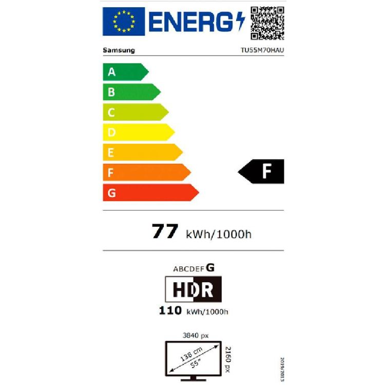 Televisão Samsung M70H (2026) Smart TV 4K Mini LED 55"