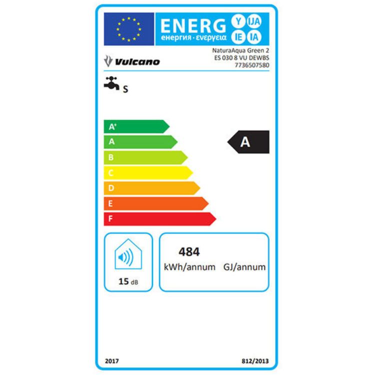 Termoacumulador Vulcano NaturaAqua 30L 1500W