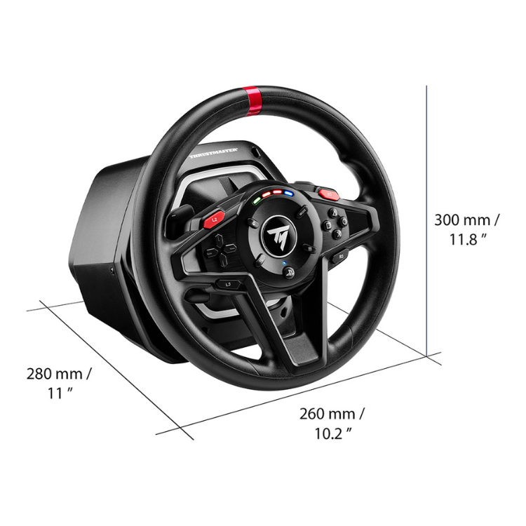 Volante + Pedais Thrustmaster T128 Force Feedback PS5/PS4/PC