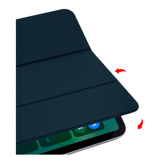 Capa DEVIA Leather Magnectic Apple iPad Pro 11" C/Pencil Slot Azul