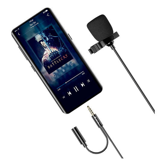 Microfone Smart Series Devia p/ Smartphone 3.5mm Preto