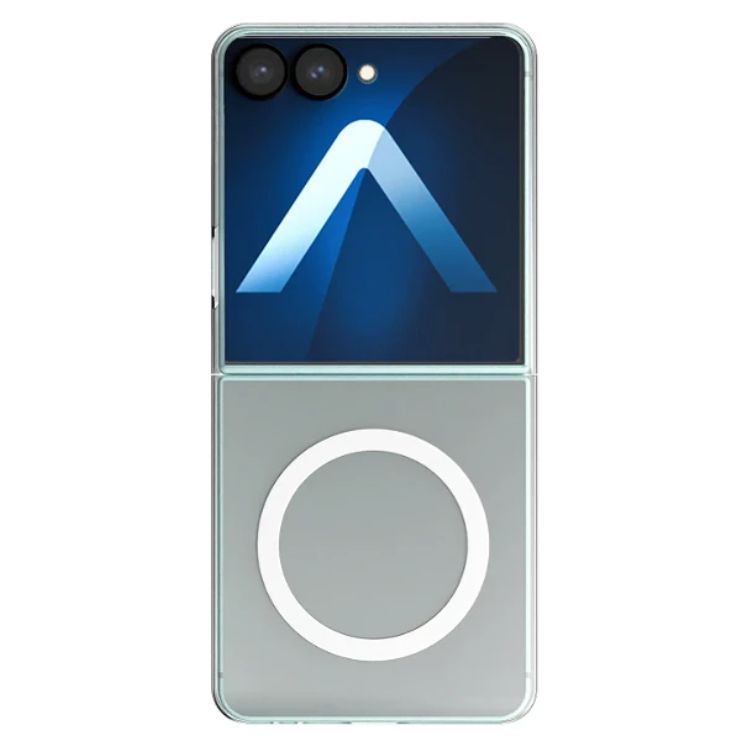 Capa T-K Silicone Samsung Z Flip 8 Magsafe Transparente