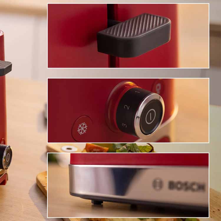 Torradeira Bosch TAT4M224 MyMoment 2 Fatias 950W Vermelho