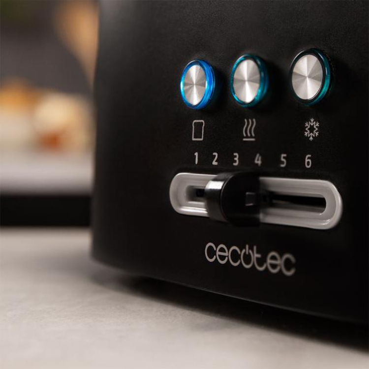 Torradeira Cecotec ToastTaste 9000 Double 1000W Preto