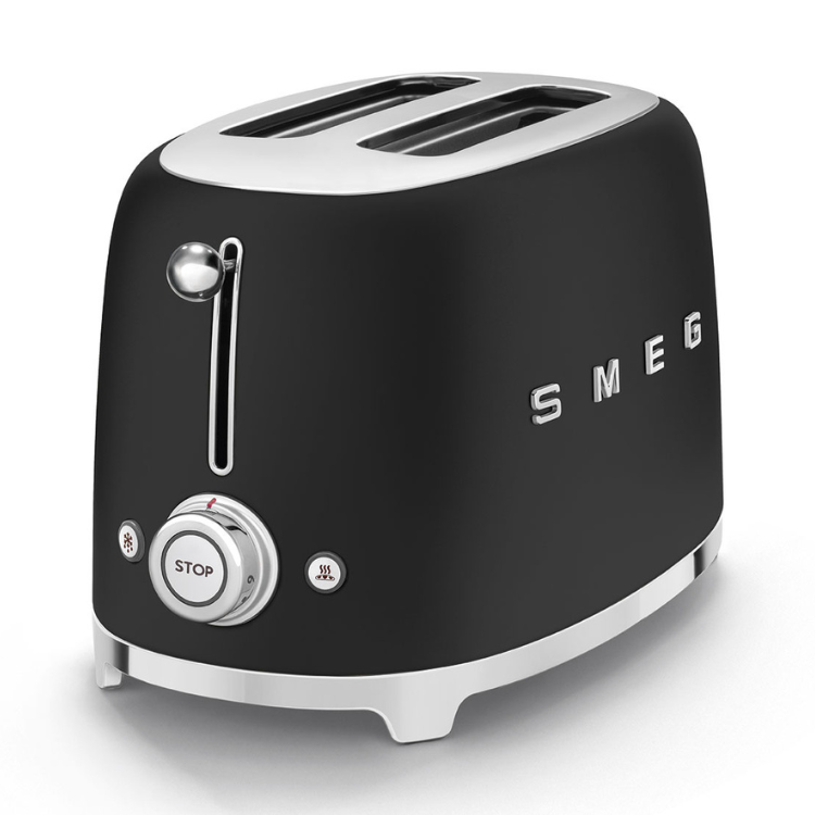 Torradeira Smeg Anni 50 2 Fatias Preto Mate