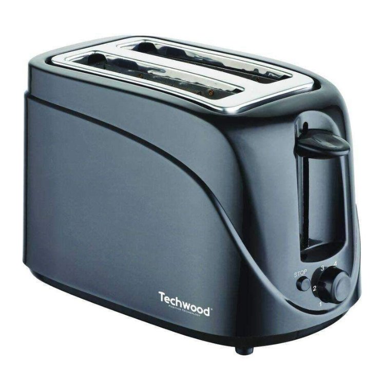 Torradeira Techwood 2 Fendas 700W Preto