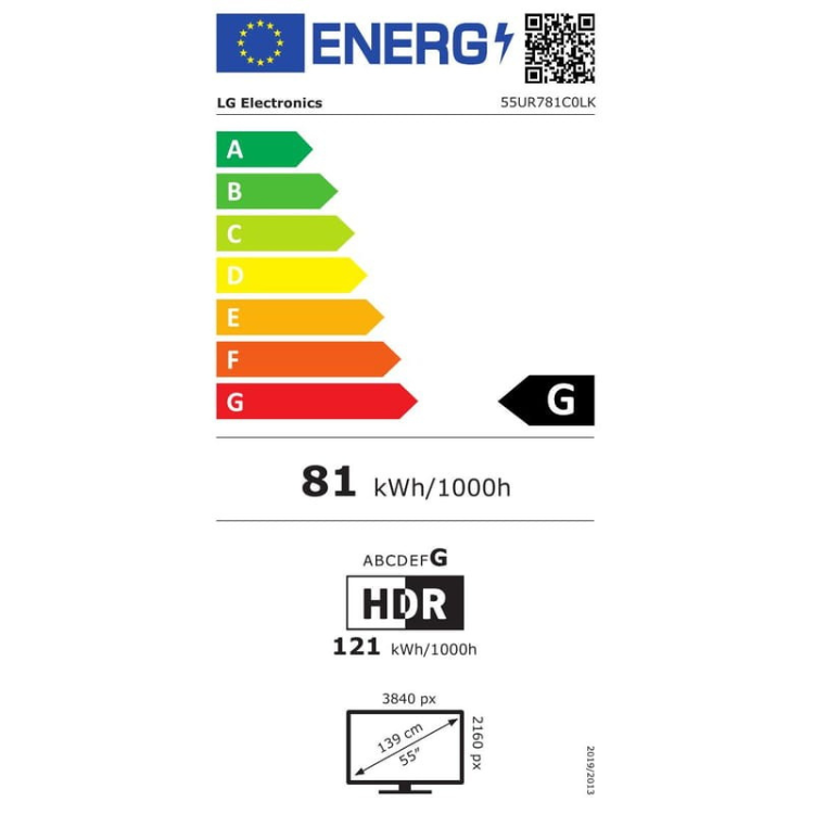 Televisão LG Série UR781 Smart TV 4K LED 55"