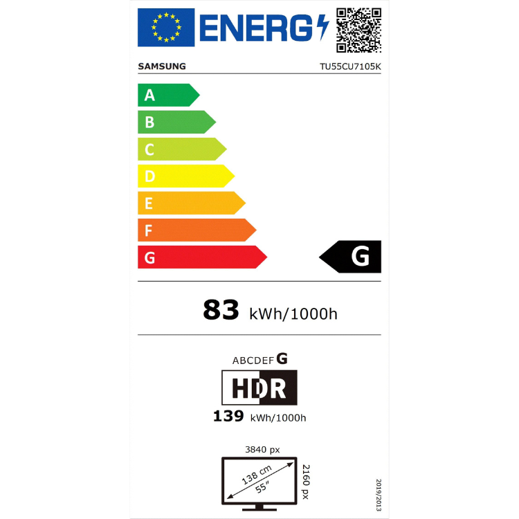Televisão Samsung CU7105 Smart TV 4K LED 55" - Usado Grade A+