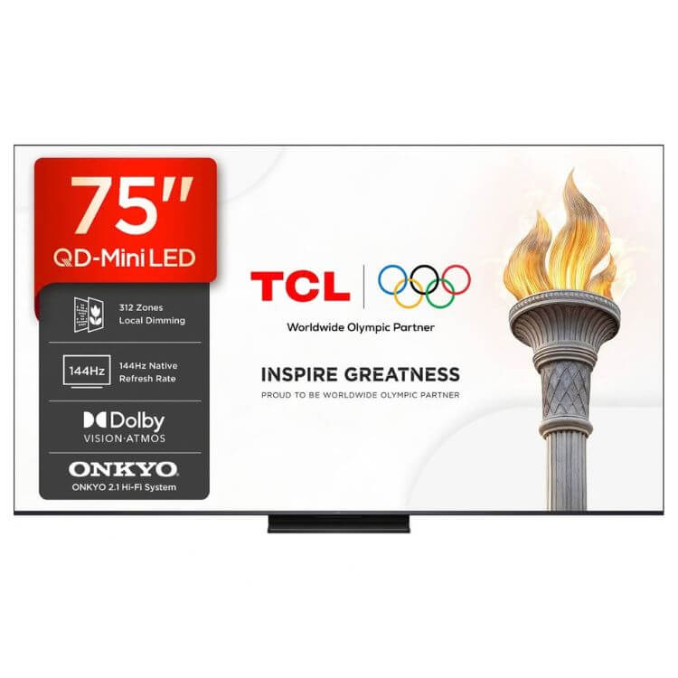 Televisão TCL C6K Pro 2026 Smart TV 4K Mini LED 75"