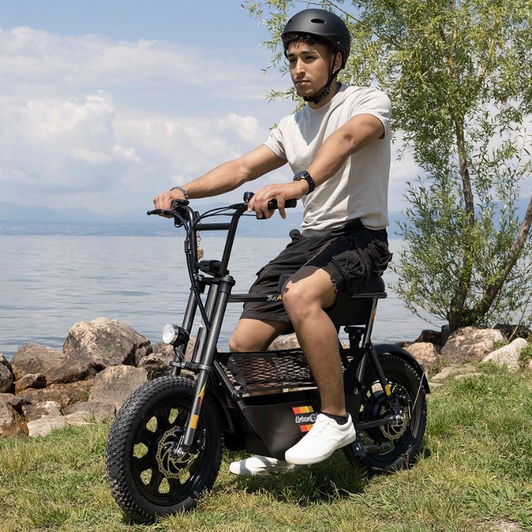 Bicicleta Eléctrica UrbanGlide Thunder 160 Cinzento