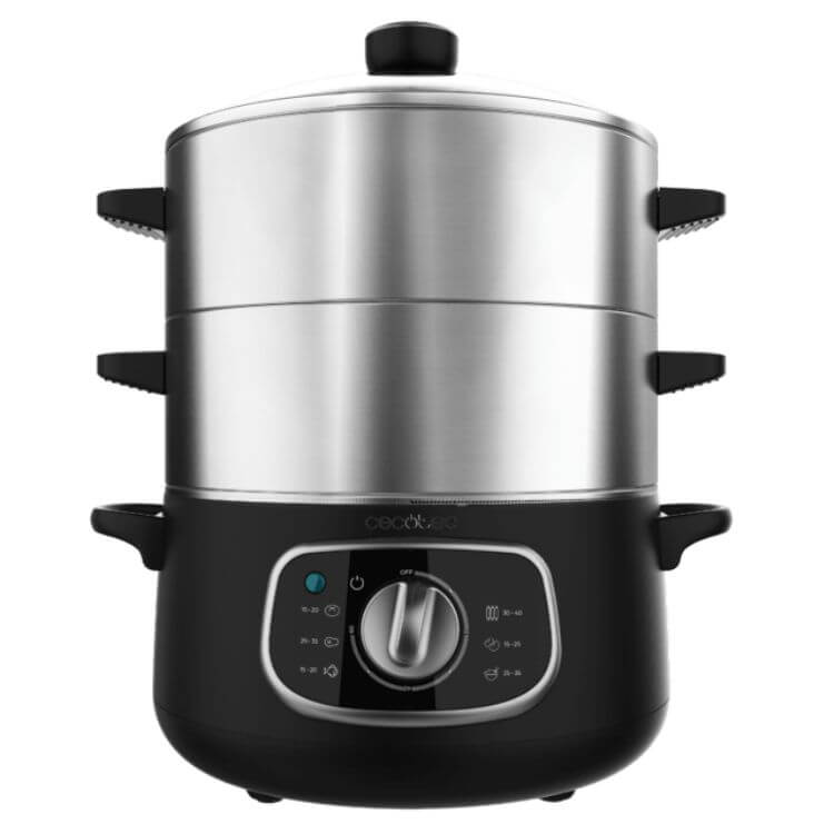 Vaporeira Elétrica Cecotec Vapovita SteelPot 10L 1300W