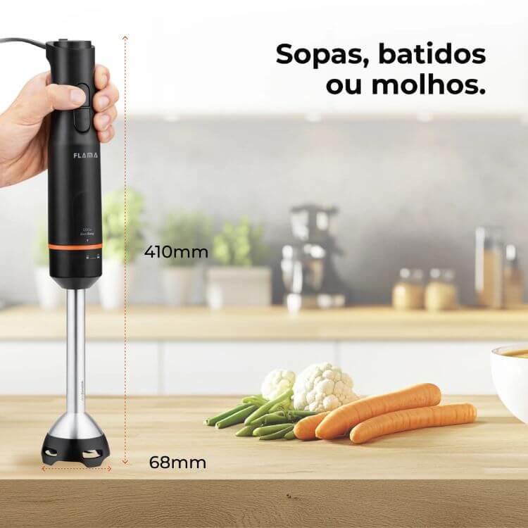 Varinha Mágica Flama 2037FL BlendEasy AntiScratch 1200W
