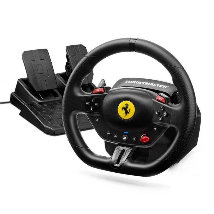 Volante + Pedais Thrustmaster T98-P Ferrari 296GTB PS5/PS4/PC