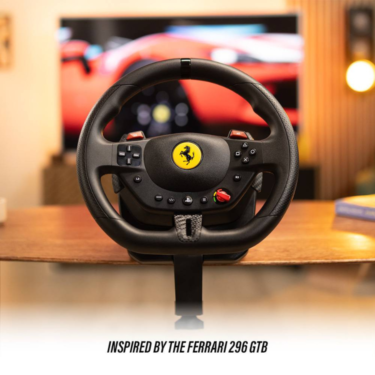 Volante + Pedais Thrustmaster T98-P Ferrari 296GTB PS5/PS4/PC