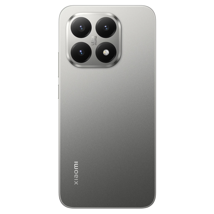 Xiaomi 15T 5G cinzento, smartphone com quatro câmeras traseiras e logotipo Xiaomi na parte inferior.