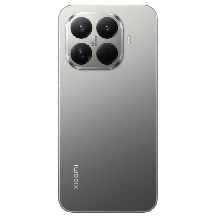 Smartphone Xiaomi 15T Pro 5G, cinzento, com quatro câmeras traseiras e logotipo Xiaomi.