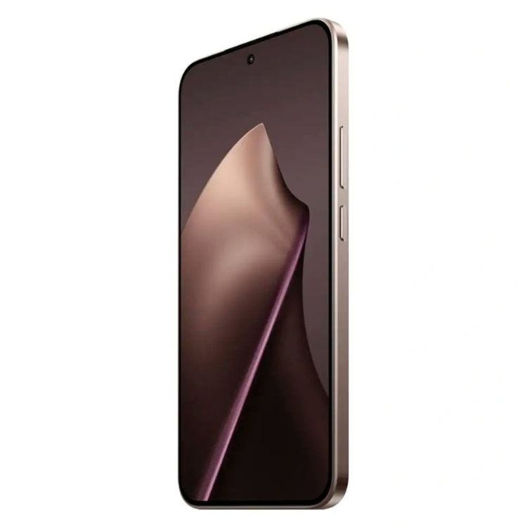 Smartphone Xiaomi 15T 5G 6.83 polegadas, 12GB/256GB, cor dourada, com ecrã ligado.