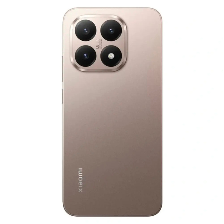 Smartphone Xiaomi 15T 5G 12GB/256GB Dual Sim, cor dourada, com quatro câmeras traseiras.