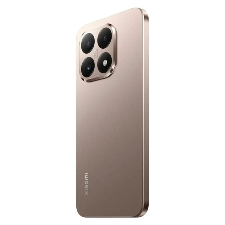 Smartphone Xiaomi 15T 5G 12GB/256GB Dual Sim, cor dourada, com quatro câmeras traseiras.