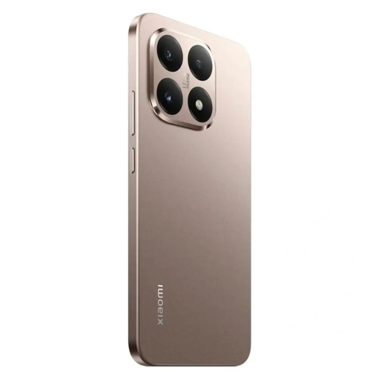 Smartphone Xiaomi 15T 5G 12GB/256GB Dual Sim, cor dourada, com quatro câmeras traseiras.