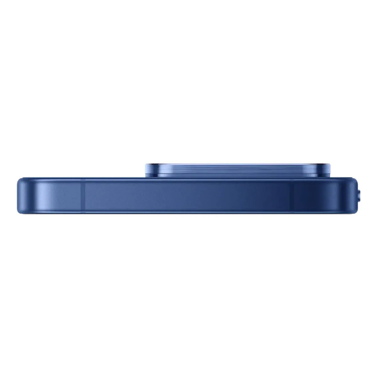 Smartphone Xiaomi 17T Pro 5G azul, vista lateral, sem detalhes adicionais visíveis.