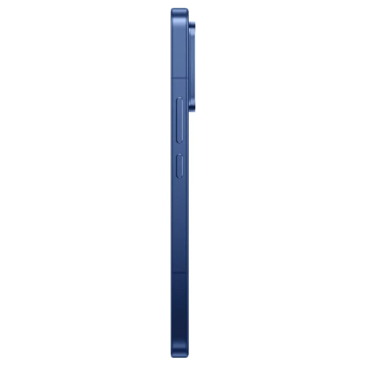 Smartphone Xiaomi 17T Pro 5G, azul, lado direito, sem acessórios, fundo branco.