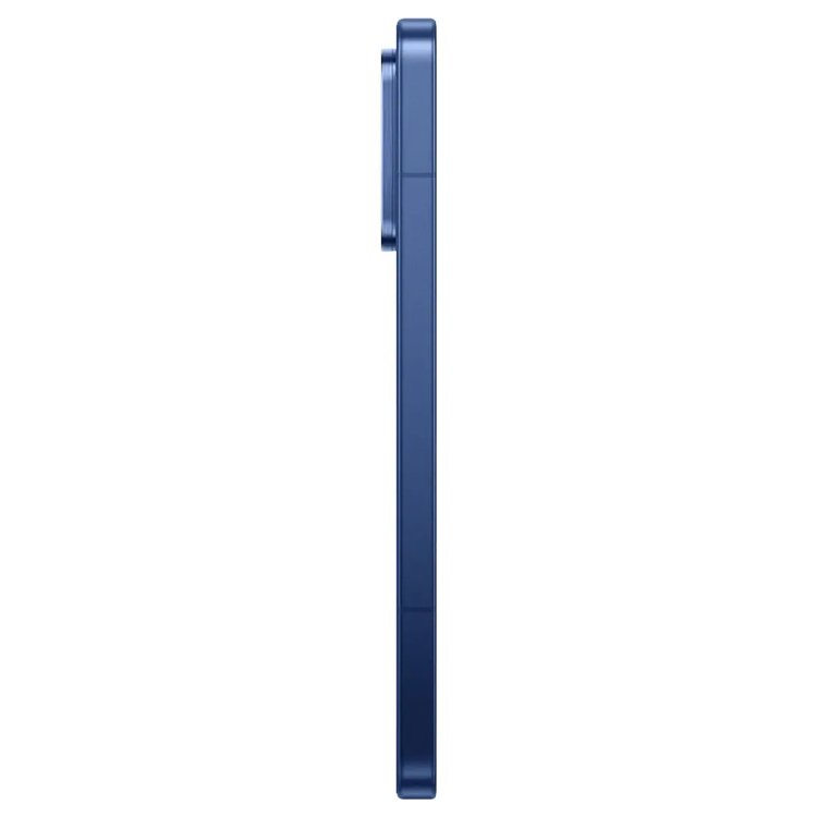 Smartphone Xiaomi 17T Pro 5G, azul, lado direito, sem acessórios, fundo branco.