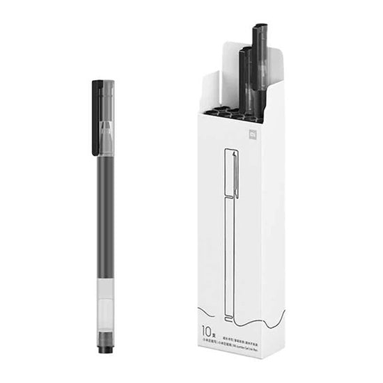 Caneta de gel preta Xiaomi Mi High Capacity, pack de 10 unidades.