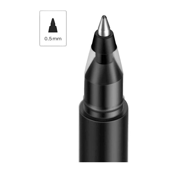 Caneta de gel preta Xiaomi Mi High Capacity, ponta 0.5mm.