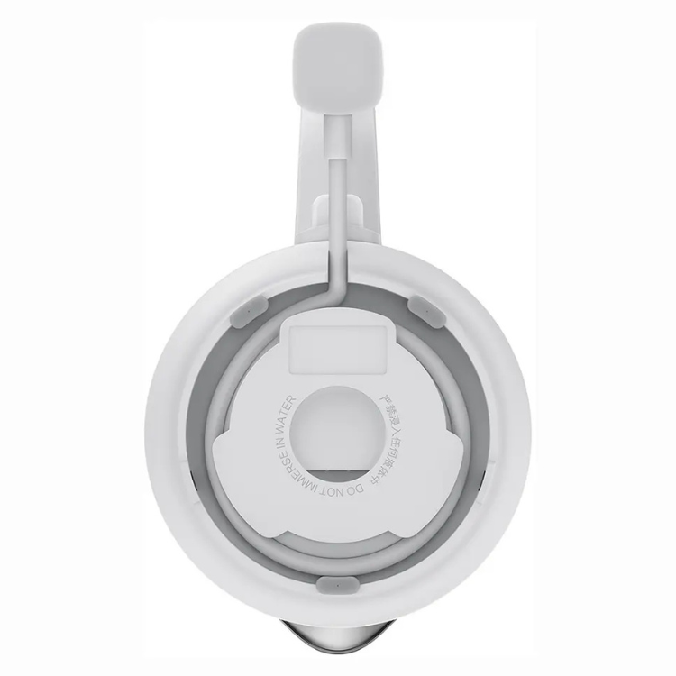 Xiaomi white electric kettle lid, stainless steel, 1.7L, S1 model.