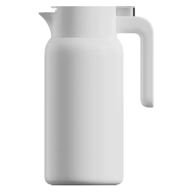 Xiaomi Insulated Kettle 1.8L, white electric kettle with handle.
