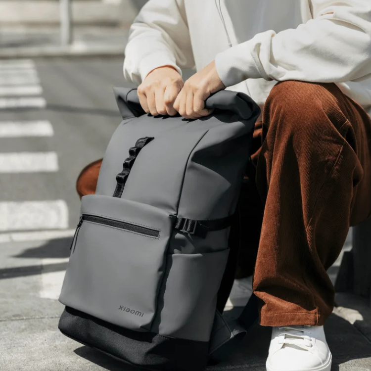 Mochila Xiaomi Roll Top Casual Backpack Cinzento