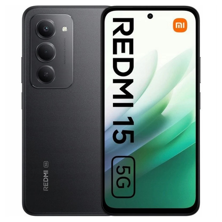 Smartphone Xiaomi Redmi 15 5G 4GB/128GB Dual Sim Preto