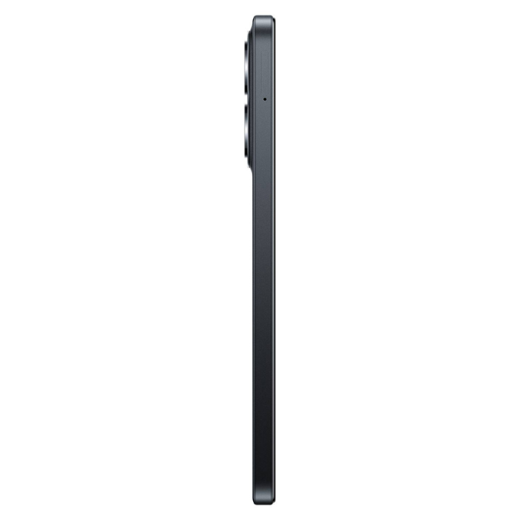 Xiaomi Redmi 15C, smartphone preto, 4GB/128GB, Dual Sim, lado esquerdo.
