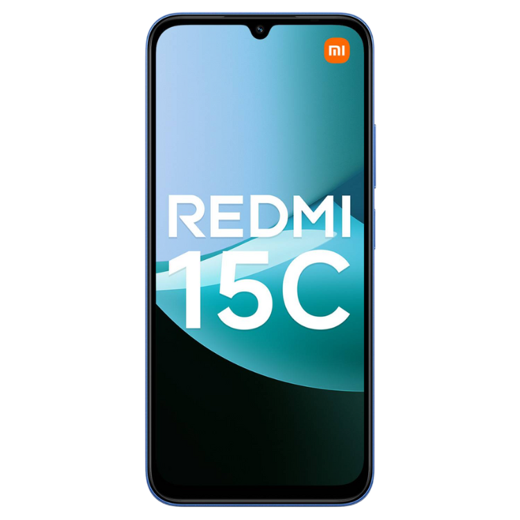 Smartphone Xiaomi Redmi 15C, 4GB/128GB, Dual Sim, cor azul.