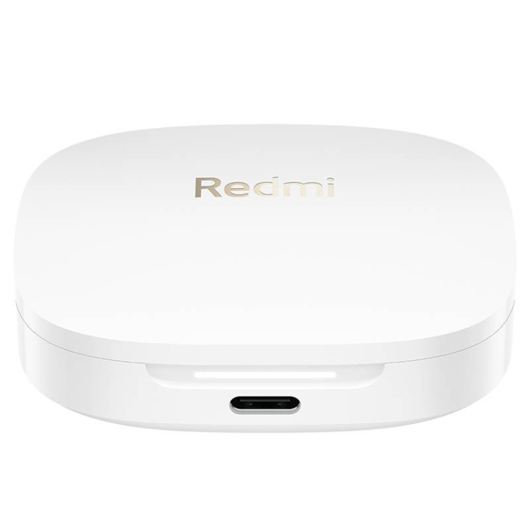 Caixa de carregamento branca dos auriculares Bluetooth Xiaomi Redmi Buds 6.