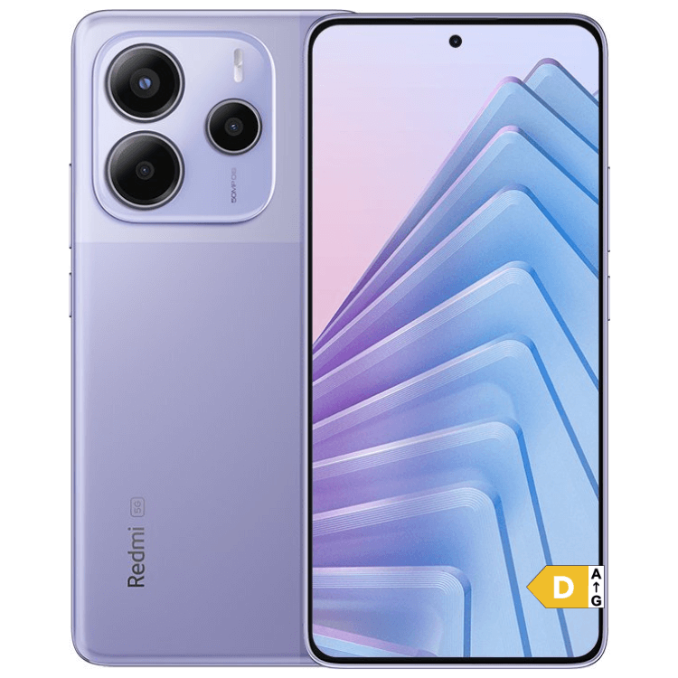 Xiaomi Redmi Note 14 5G roxo, 6GB/128GB, câmaras triplas e ecrã colorido.