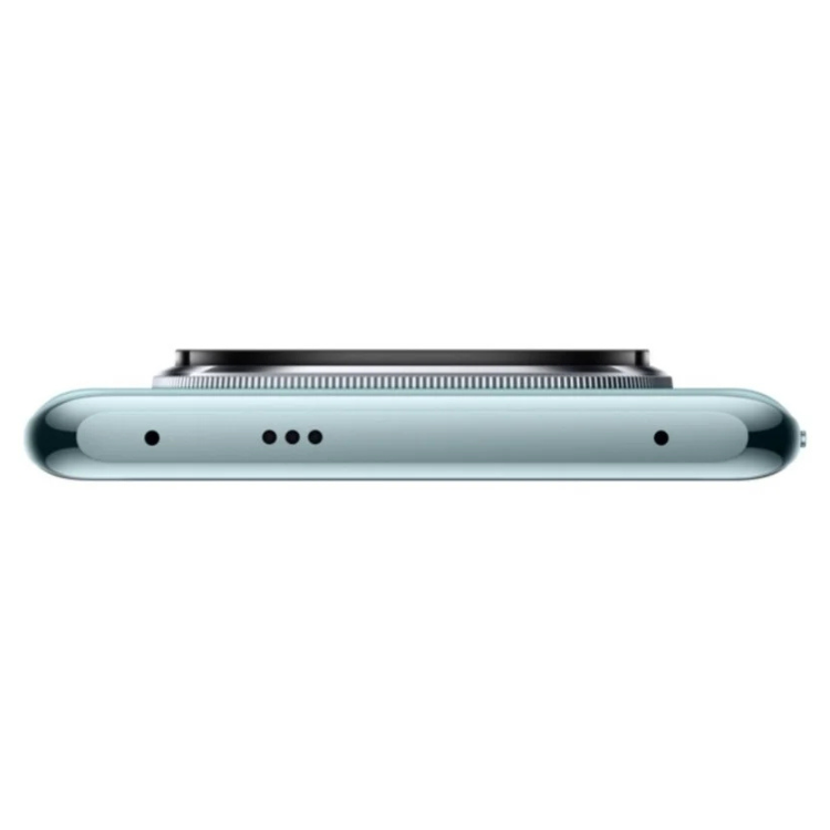 Xiaomi Redmi Note 14 Pro, lado azul com três furos e botão lateral.
