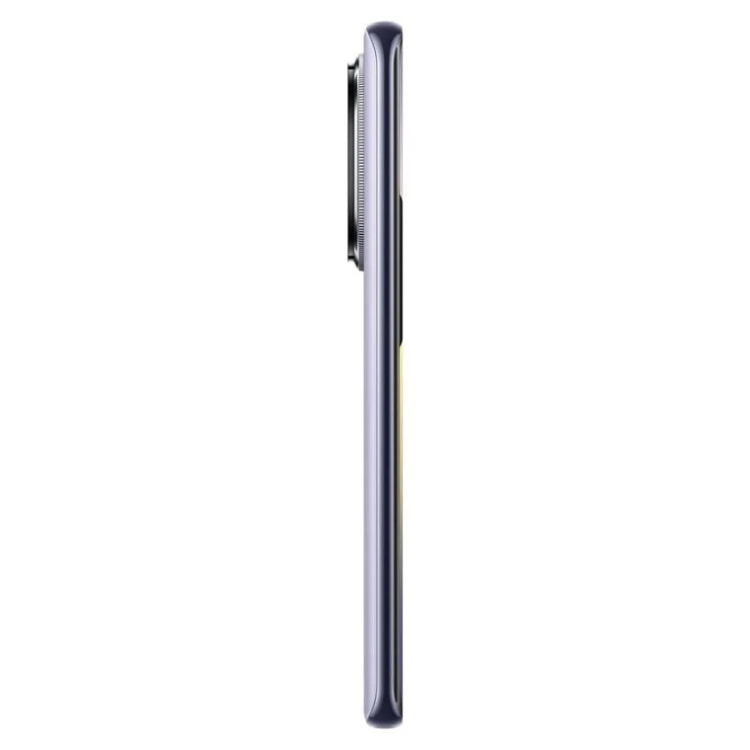 Xiaomi Redmi Note 14 Pro+ 5G, smartphone roxo, lado direito, 8GB/256GB, Dual Sim.
