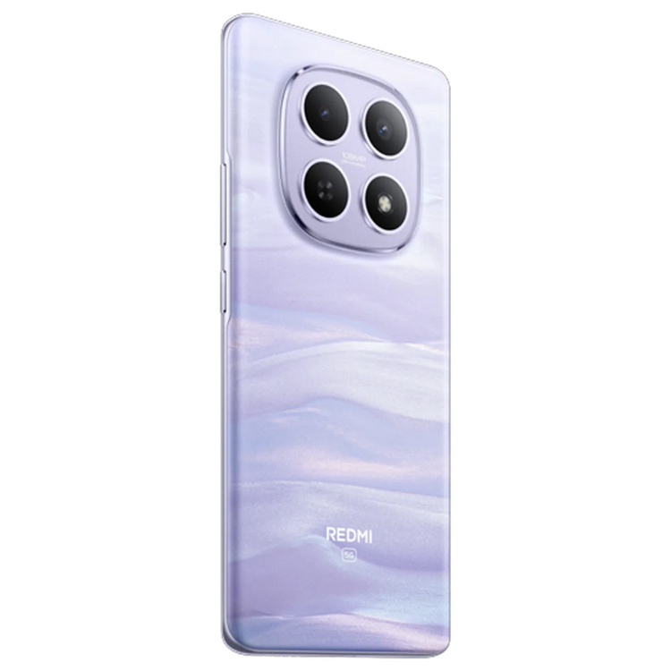 Smartphone Xiaomi Redmi Note 15 5G, 12GB/512GB, Dual Sim, cor Roxo, com quatro câmeras traseiras.