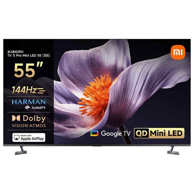 Televisão Xiaomi TV S Pro (2026) Smart TV 4K Mini LED 55"
