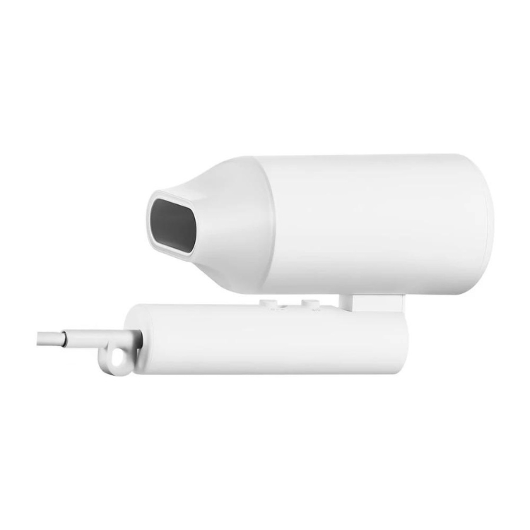 Xiaomi compact hair dryer, white, 1600W, with detachable nozzle.