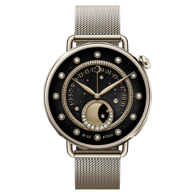 Smartwatch Xiaomi Watch S4 c/ Bracelete Milanesa Dourado