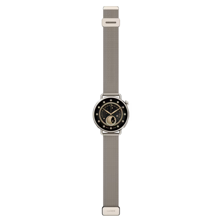 Smartwatch Xiaomi Watch S4 c/ Bracelete Milanesa Dourado